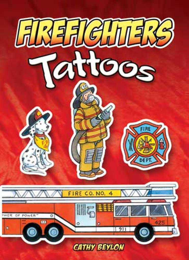 Firefighters Tattoos Little Activity Book
