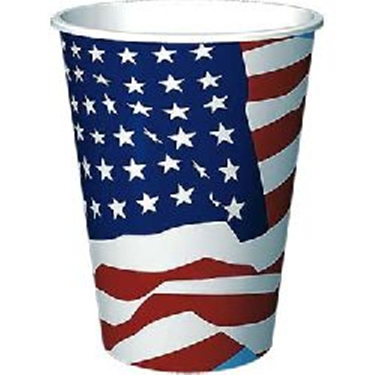 Red, White & True Party Cups