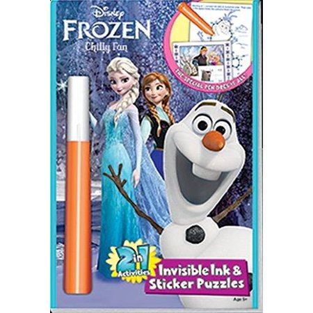 Disney Frozen Chilly Fun 2 in 1 Invisible Ink & Magic Pen Painting Activity Book