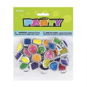 Gem Rings Party Favors