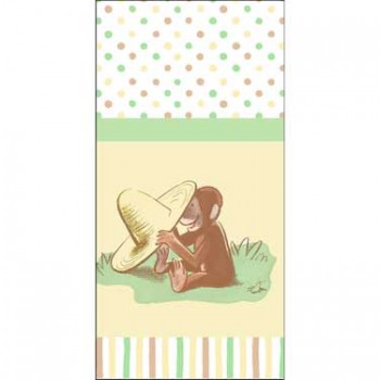 Curious George Cute and Curious Baby Tablecover