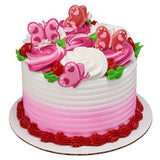 24 Heart Butterfly Cupcake Topper Rings
