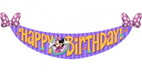 Minnie Mouse Bow-tique Dream Party Banner