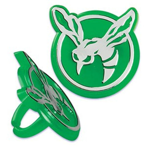 21 Green Hornet Cupcake Rings