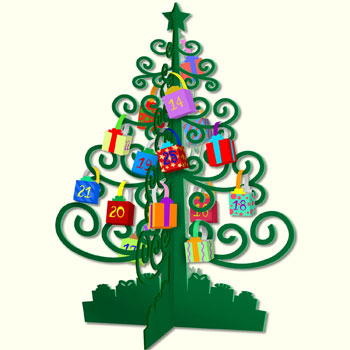 Christmas Countdown Tree