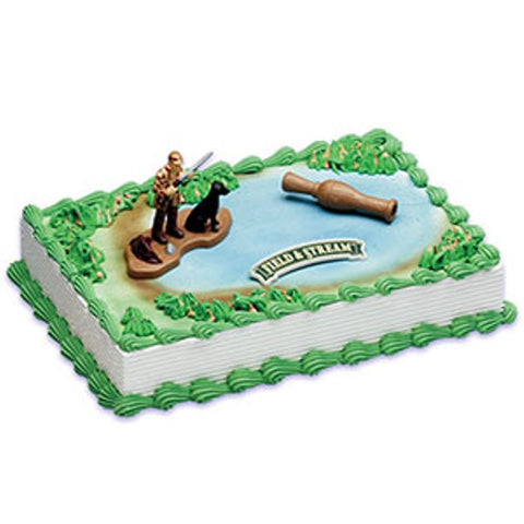 Field and Stream Duck Hunter Cake Decor Topper