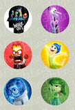 Inside Out Edible Icing Cupcake or Cookie Decor Toppers - IO2