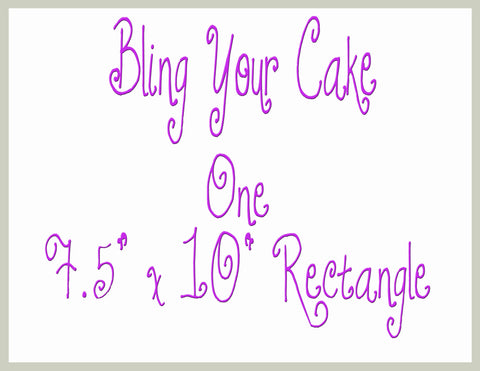Design Your Own Single Image Edible Icing Quarter Sheet Cake Decor Topper - DYOSA