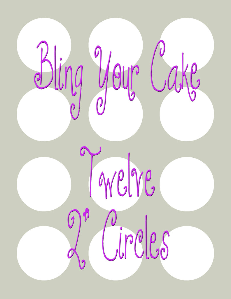 Design Your Own Multiple Image Edible Icing Cupcake Decor Toppers - DYOMC