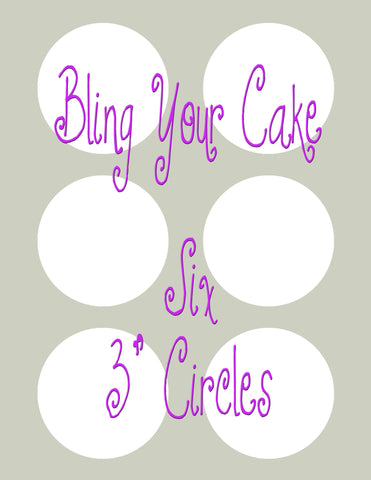 Design Your Own Single Image Edible Icing Cookie Decor Toppers - DYOSD