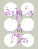 Paw Patrol Skye Badge Edible Icing Cupcake, Cookie & Cake Pop Decor Toppers