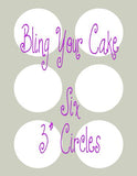 Pink Paw Patrol Logo Edible Icing Sheet Cake Decor Topper - PP6