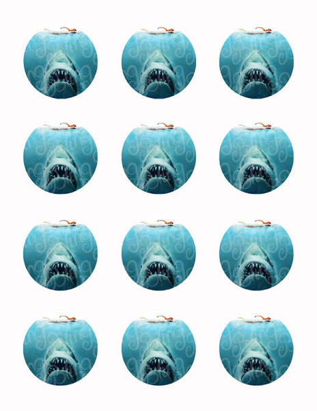 Jaws Inspired Edible Icing Sheet Cake Decor Topper - JAWS1 – Bling Your ...