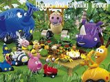 Jungle Junction Edible Icing Sheet Cake Decor Topper - JJ1