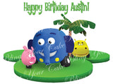 Jungle Junction Edible Icing Sheet Cake Decor Topper - JJ4