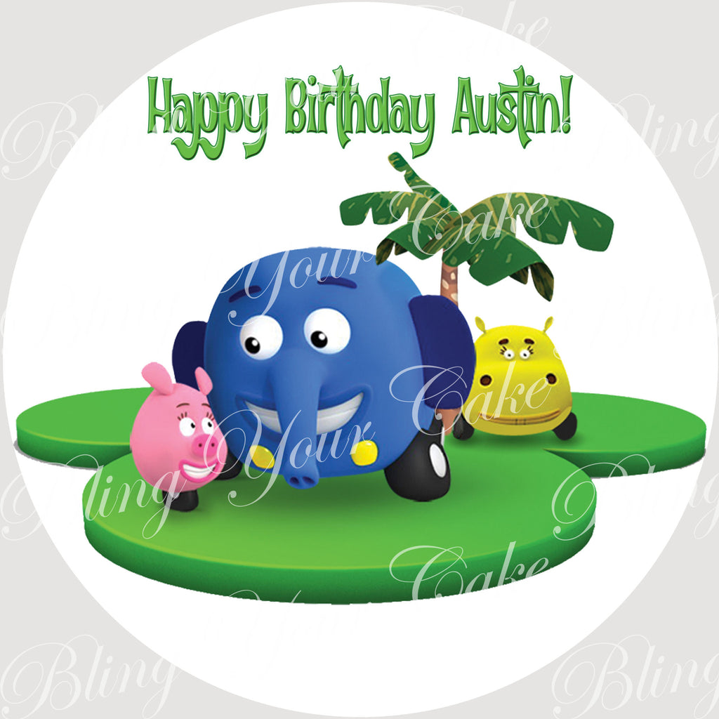 Jungle Junction Edible Icing Sheet Cake Decor Topper - JJ4