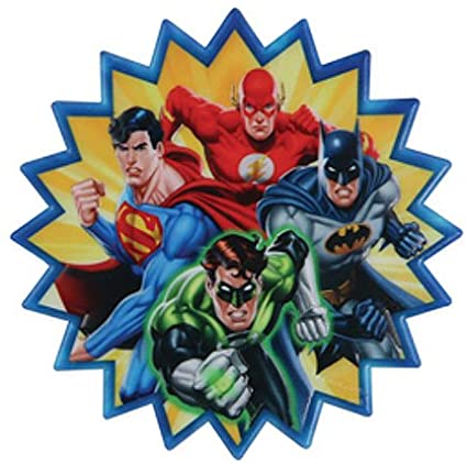 Justice League Cake Topper Plaque