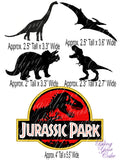 Jurassic Park Edible Icing Image for Cutout - Great for Stacked Cakes - JP5