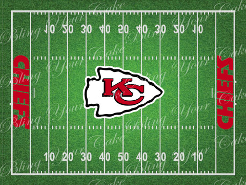 thumbnail image 2 of Kansas City Chiefs Edible Image Toppers - Pre-Cut Round Cupcake & Cake Stickers 2 of 6