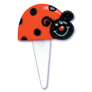 Ladybug Cupcake Topper Picks