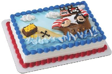 Little Pirates Cake Topper Set