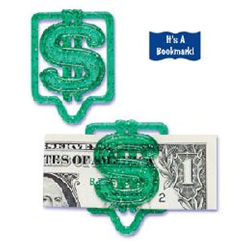 12 Money Clip Glitter Bookmark Cupcake Picks