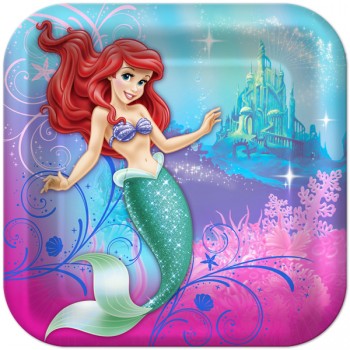 Little Mermaid Sparkle Dinner Plates