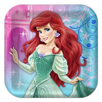 Little Mermaid Sparkle Dessert Plates