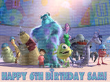 Monsters Inc Edible Icing Sheet Cake Decor Topper - MI3