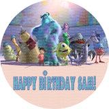 Monsters Inc Edible Icing Sheet Cake Decor Topper - MI3