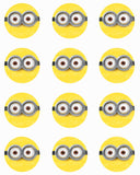 Minion Face Edible Icing Sheet Cake Decor Topper - MIN1