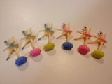 24 Ballerina Ballet Dancer with Rosebud Cupcake Toppers