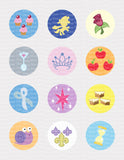 My Little Pony Cutie Mark Inspired Edible Icing Cupcake Decor Toppers - MLP16C