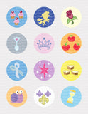 My Little Pony Cutie Mark Inspired Edible Icing Cupcake Decor Toppers - MLP16C
