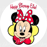 Disney Minnie Mouse Edible Icing Sheet Cake Decor Topper - MMF11
