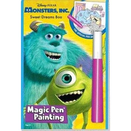 Monsters Inc. Sweet Dreams Boo Magic Pen Painting Book