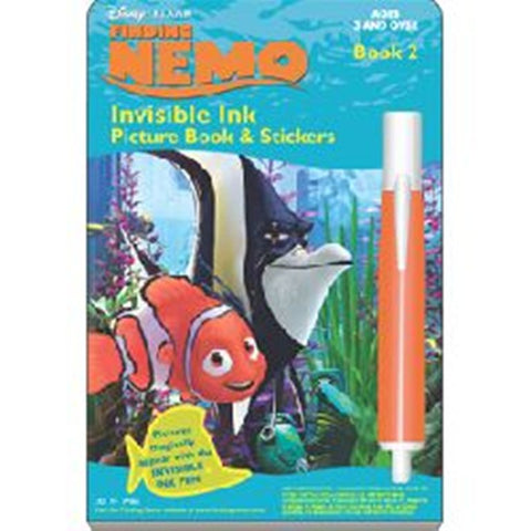 Finding Nemo Invisible Ink Picture Book and Stickers - Book 2
