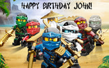 Lego Ninjago Edible Icing Sheet Cake Decor Topper - NIN1