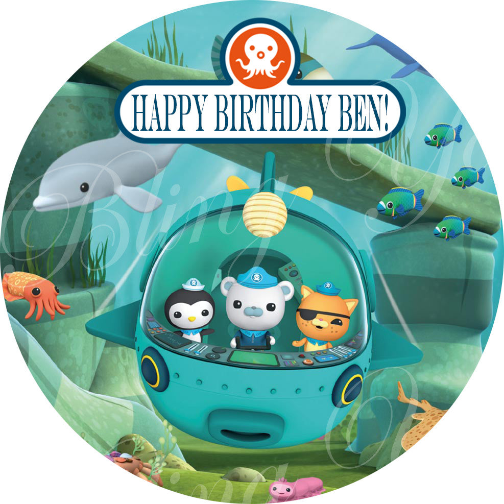 The Octonauts Edible Icing Sheet Cake Decor Topper - OCT4