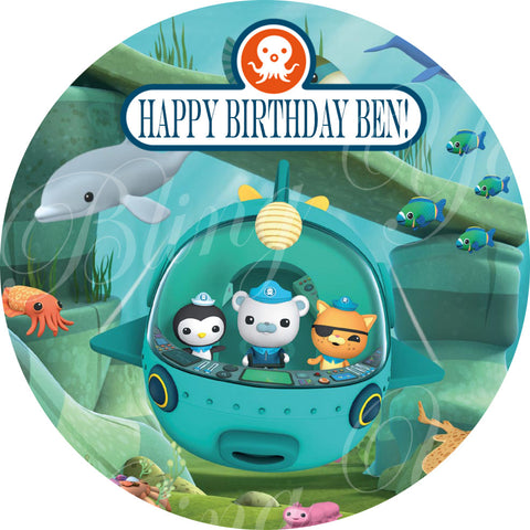 The Octonauts Edible Icing Sheet Cake Decor Topper - OCT4