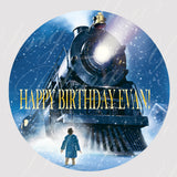 Polar Express Edible Icing Sheet Cake Decor Topper