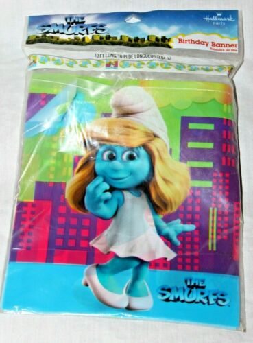 The Smurfs Party Hanging Banner