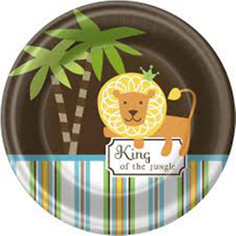 King of the Jungle Dessert Plates
