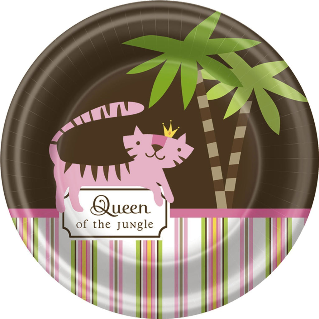 Queen of the Jungle Dessert Plates