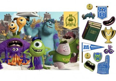 Monsters University Photo Backdrop & Prop Kit