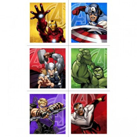 Marvel Avengers Assemble Stickers Party Favors