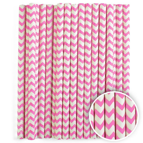 Pink Chevron Cake Pop Sticks