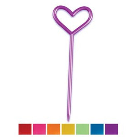 6 Heart Cake, Cupcake & Appetizer Pix Stix