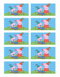 Peppa Pig & George Edible Icing Sheet Cake Decor Topper