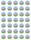 Peppa Pig & Family Edible Icing Sheet Cake Decor Topper - PP3
